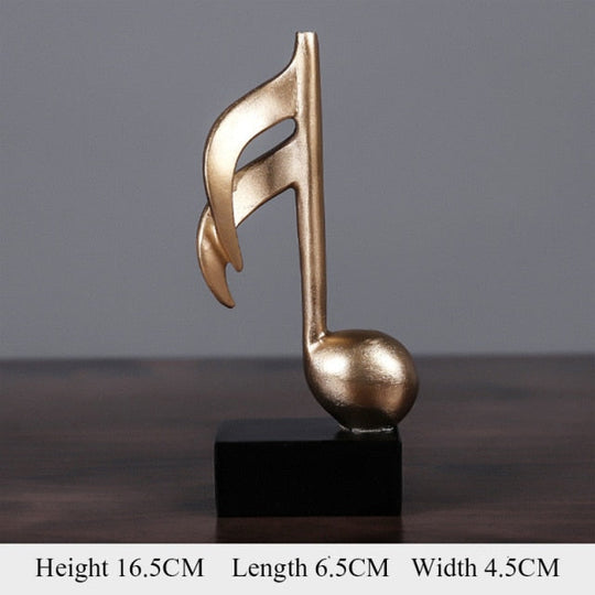 Musikalsk Dekorationsfigur i Guld 2