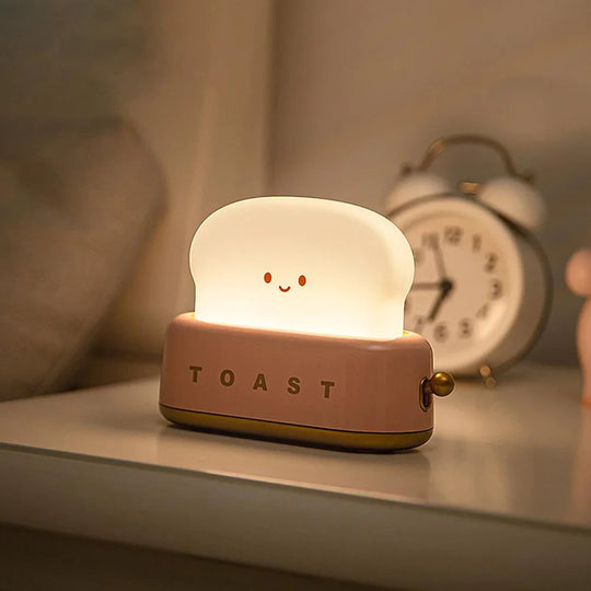 Natlampe Børn Brødrister Design Med Justerbar Lysstyrke 7