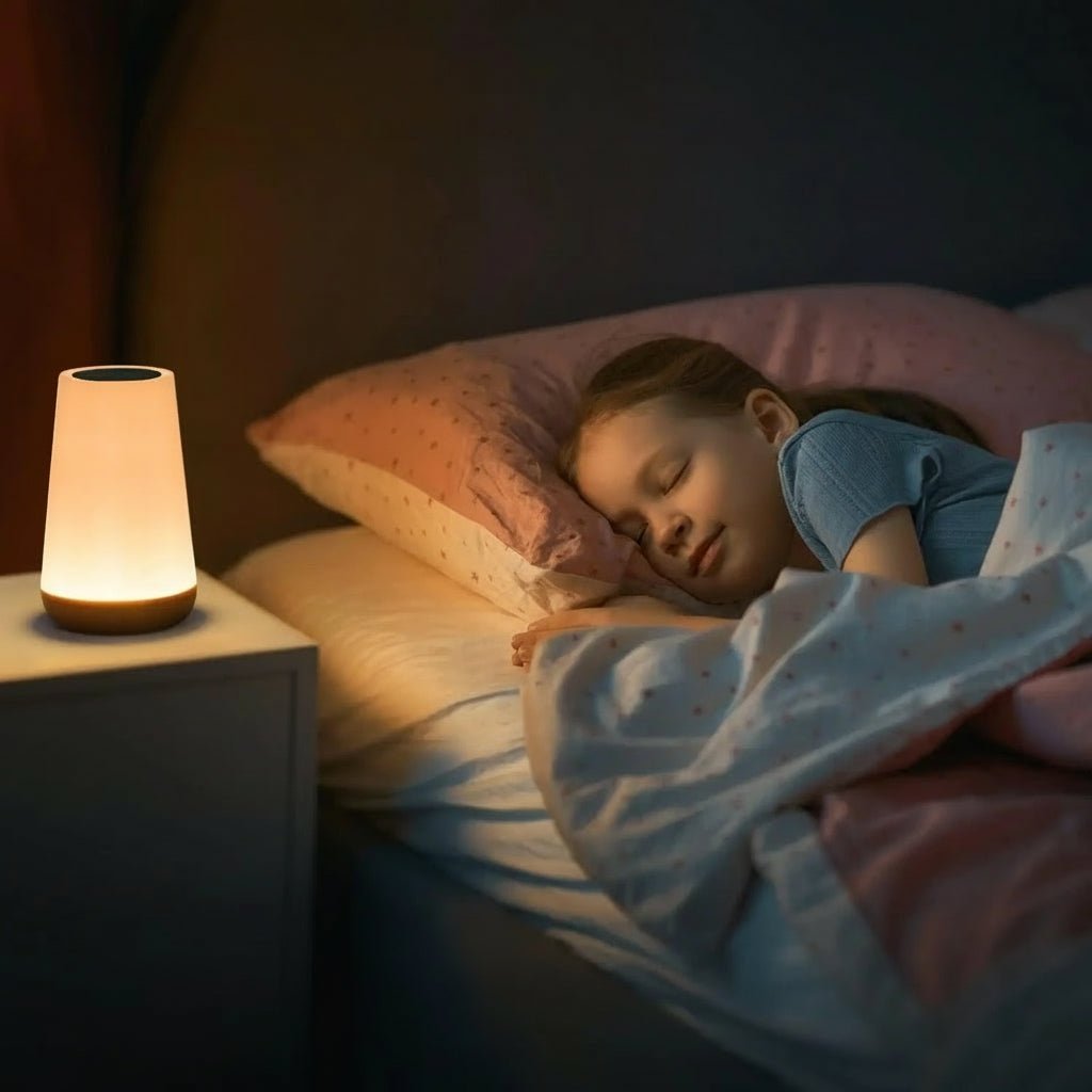 Natlampe til Børn Bærbar med Berøringsfunktion og Fjernbetjening - Justerbar Lysstyrke til Soveværelse og Børneværelse 2