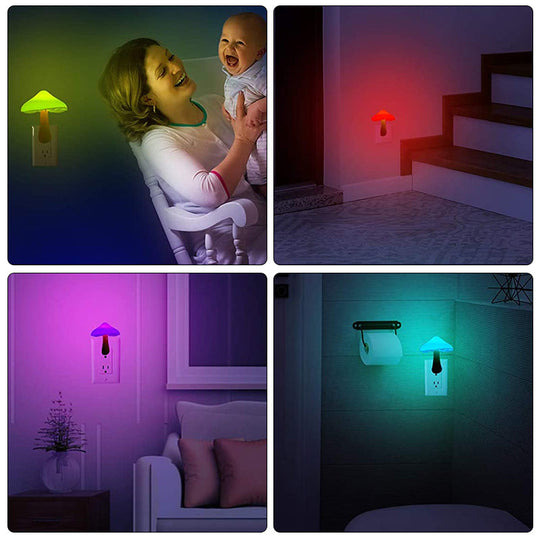Nattelys Lampe Svampedesign til Soveværelse 3