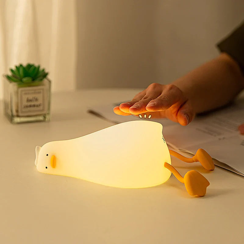 Nattlampe Andedesign Med Justerbare Lysindstillinger 3