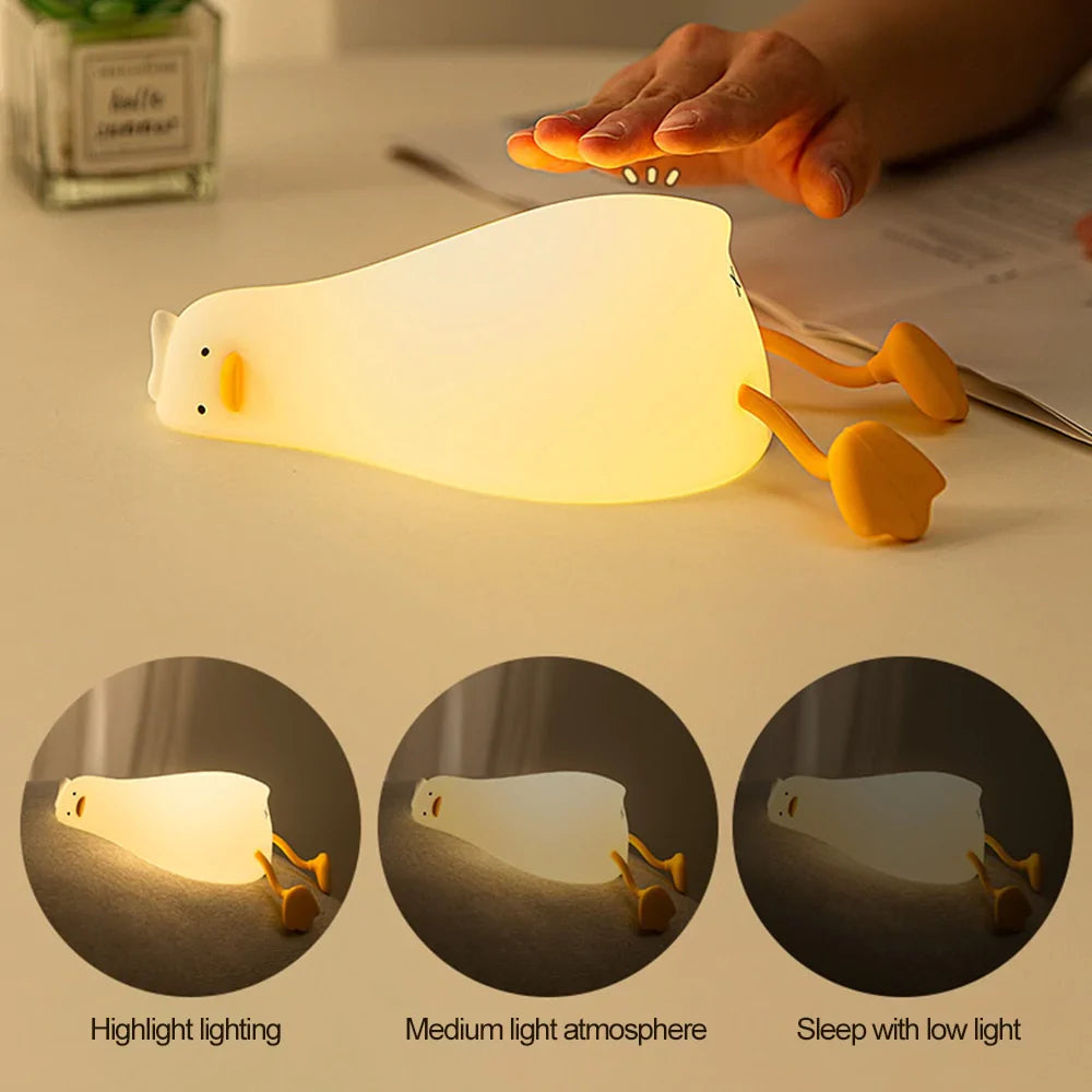 Nattlampe Andedesign Med Justerbare Lysindstillinger 6