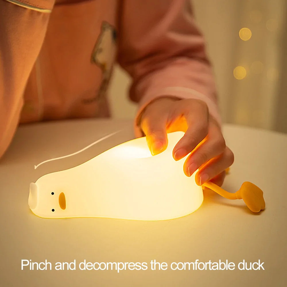 Nattlampe Andedesign Med Justerbare Lysindstillinger 8