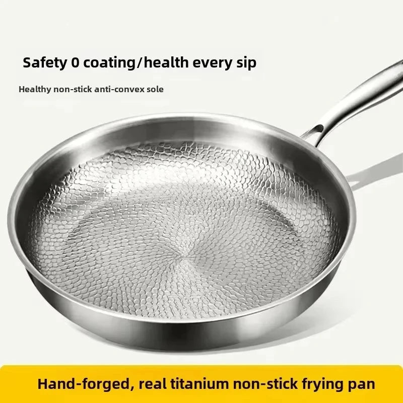 Non-Stick Stegepande Håndhamret Design til Induktionskomfur 3