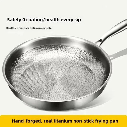 Non-Stick Stegepande Håndhamret Design til Induktionskomfur 3