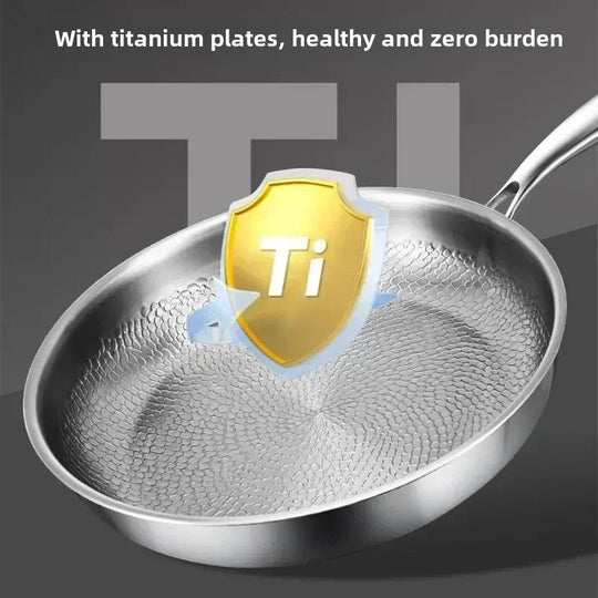 Non-Stick Stegepande Håndhamret Design til Induktionskomfur 4