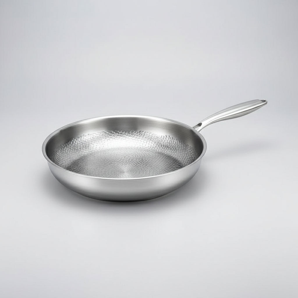 Non-Stick Stegepande Håndhamret Design til Induktionskomfur 7