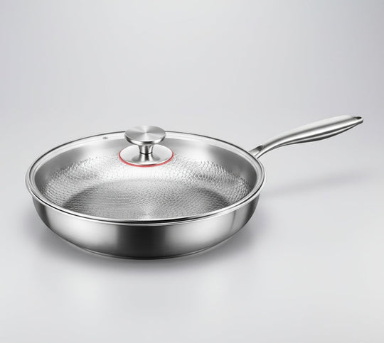 Non-Stick Stegepande Håndhamret Design til Induktionskomfur 9