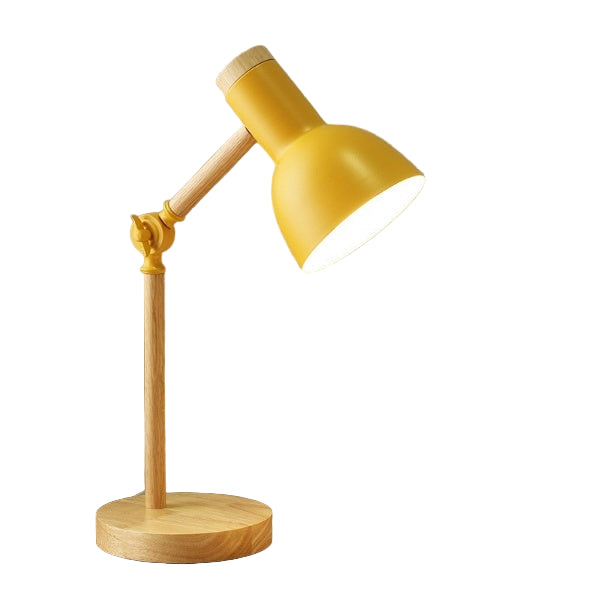 Nordic LED Bordlampe i Træ 0