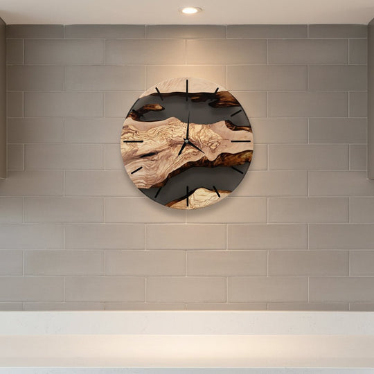Nordic Wooden Wall Clock Minimalist Design 5