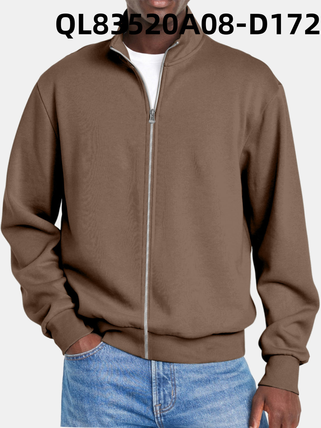 Herre Trøje Med Lynlås Til Alle Sæsoner