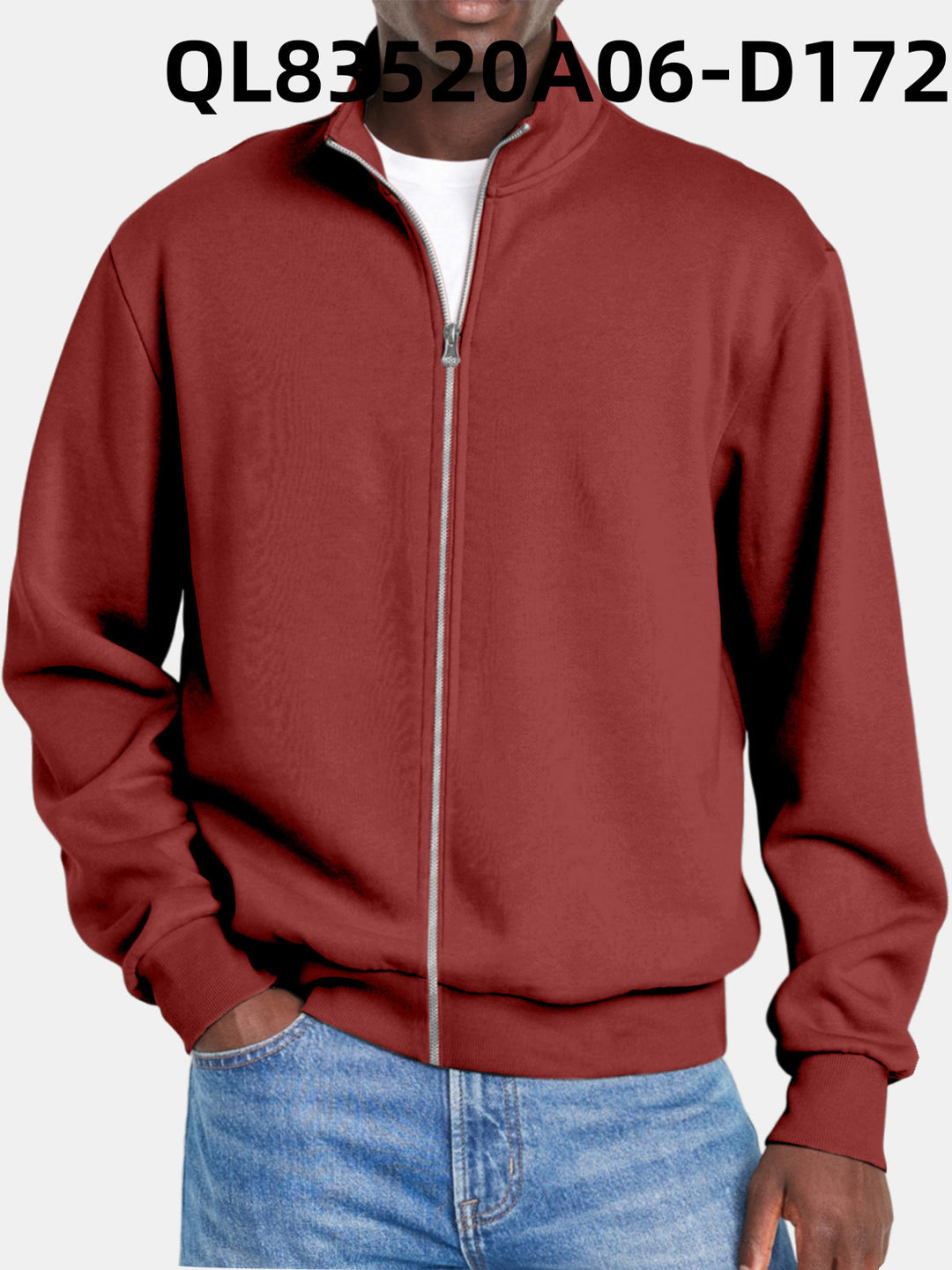 Herre Trøje Med Lynlås Til Alle Sæsoner