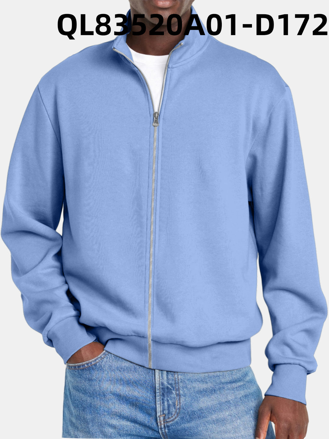 Herre Trøje Med Lynlås Til Alle Sæsoner