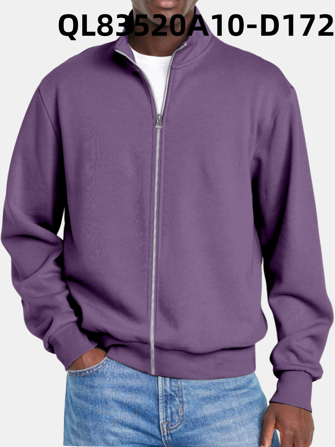 Herre Trøje Med Lynlås Til Alle Sæsoner