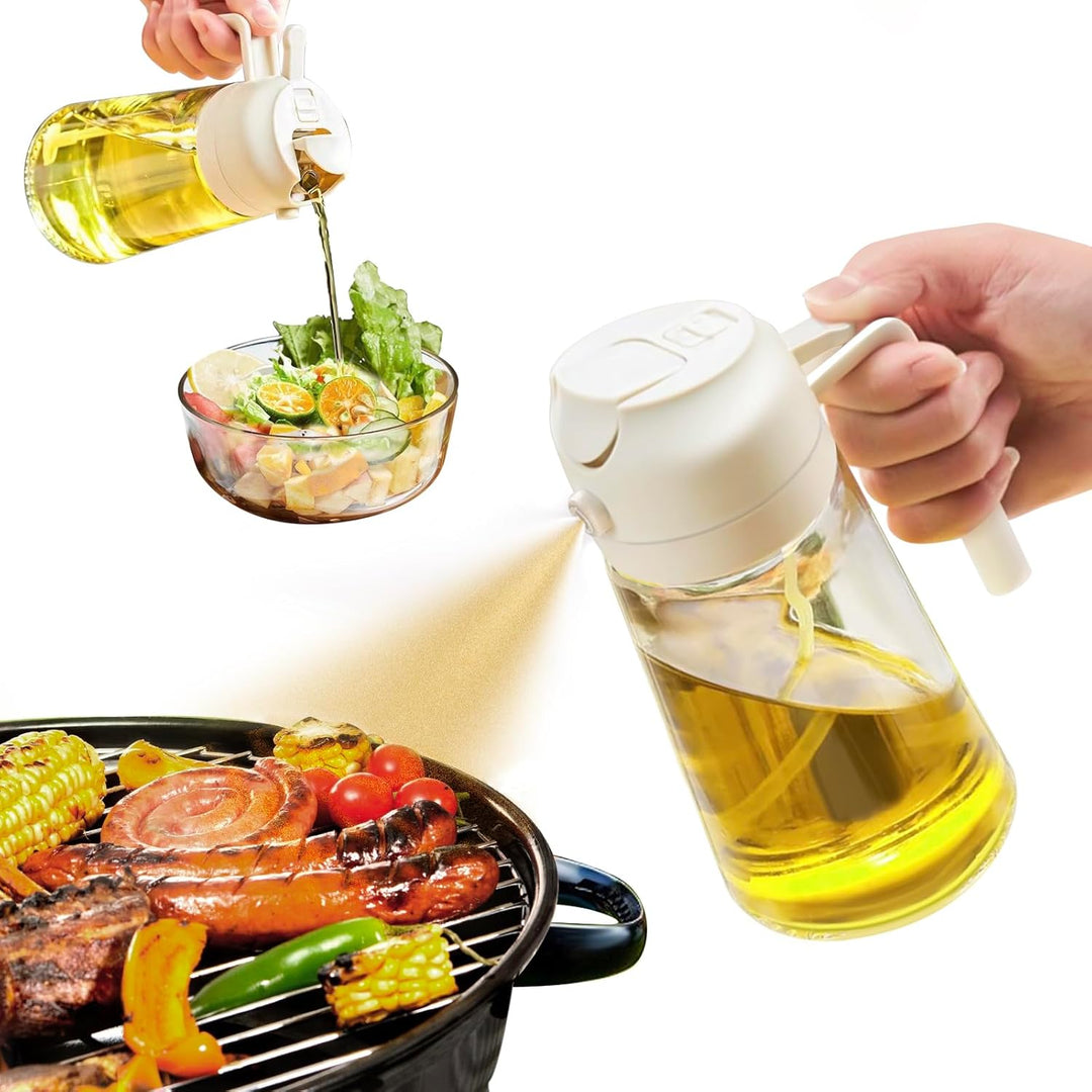 Olivenoliespray 2-i-1 til Madlavning og Grillning 1