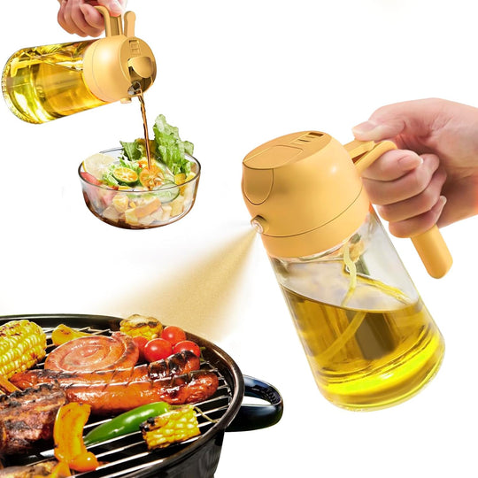 Olivenoliespray 2-i-1 til Madlavning og Grillning 2