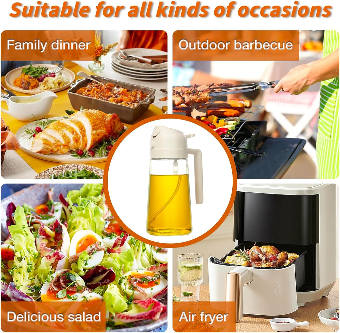 Olivenoliespray 2-i-1 til Madlavning og Grillning 4