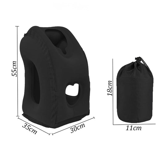 Oppustelig Rejsepude Ergonomisk Design 1