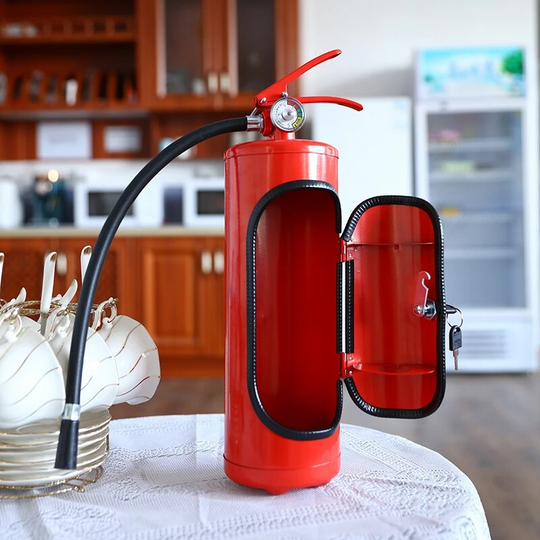 Original Flaskeholder i Ildslukker Design 1
