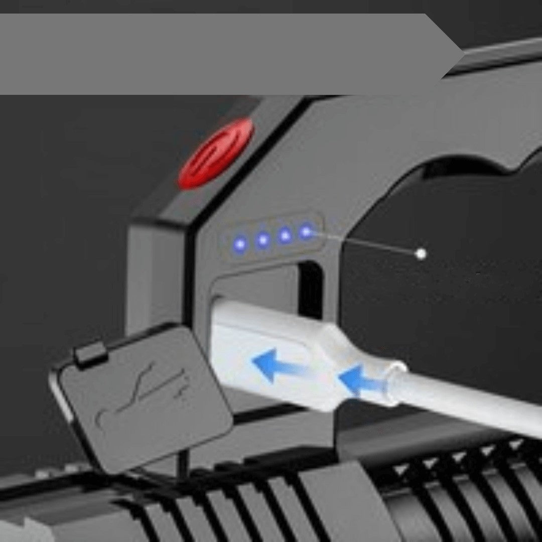 P1000 Led genopladelig lommelygte