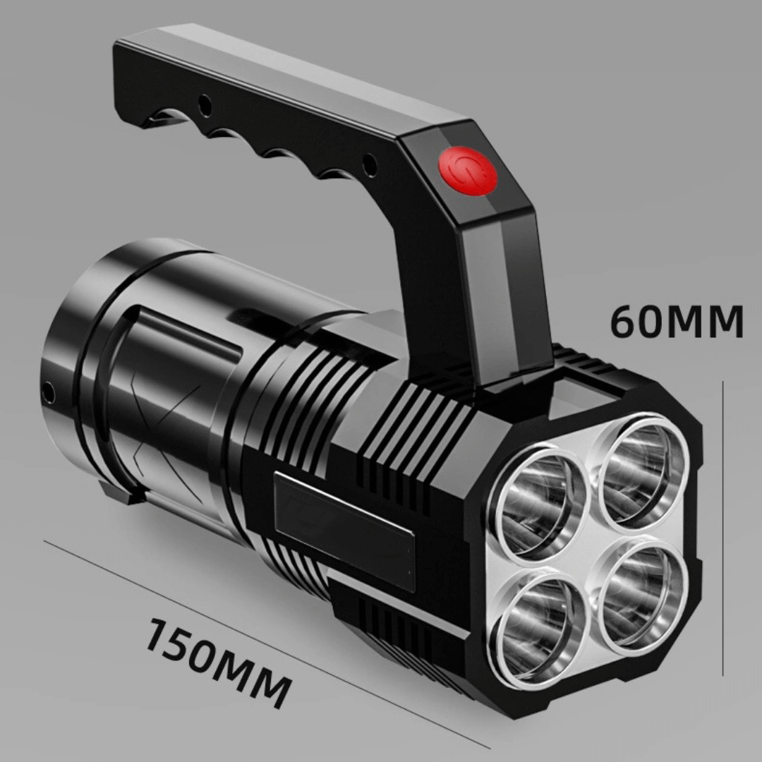 P1000 Led genopladelig lommelygte