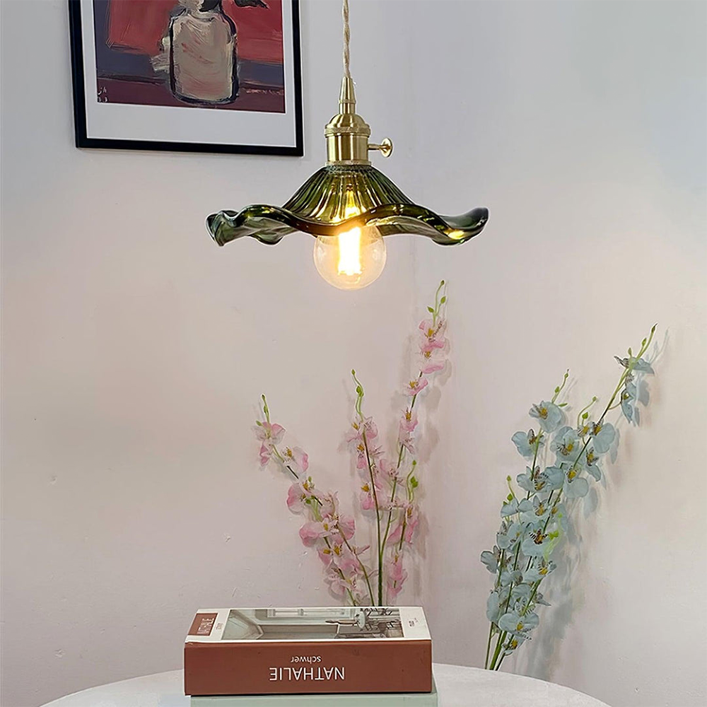 Pendellampe i Hibiscus Blomst Design 4
