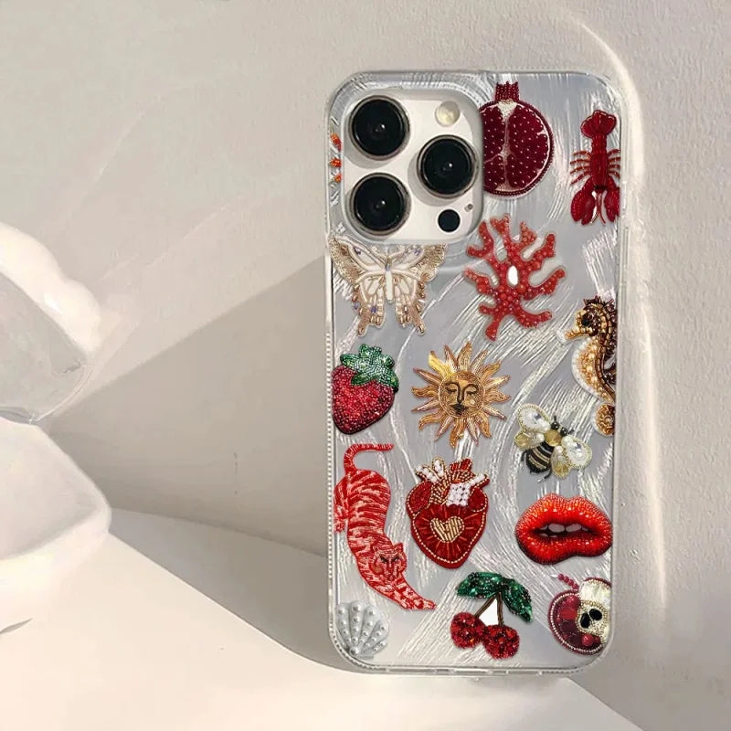 Phone Case med Personlighed og Malet Design til iPhone 6