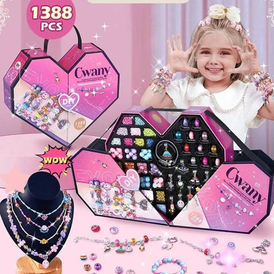 Pige Armbåndssæt med Funklende Charms 12