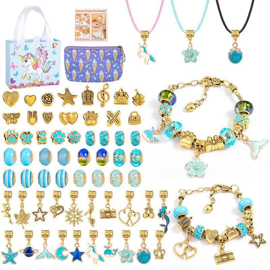 Pige Armbåndssæt med Funklende Charms 13