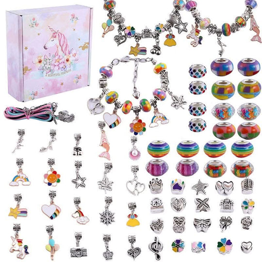 Pige Armbåndssæt med Funklende Charms 14