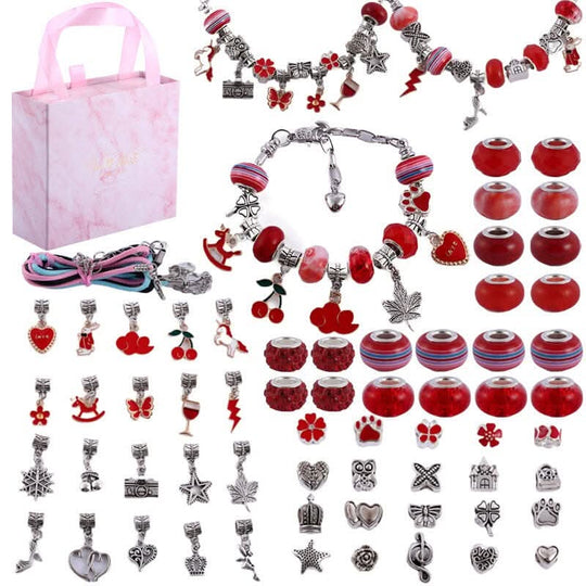 Pige Armbåndssæt med Funklende Charms 15