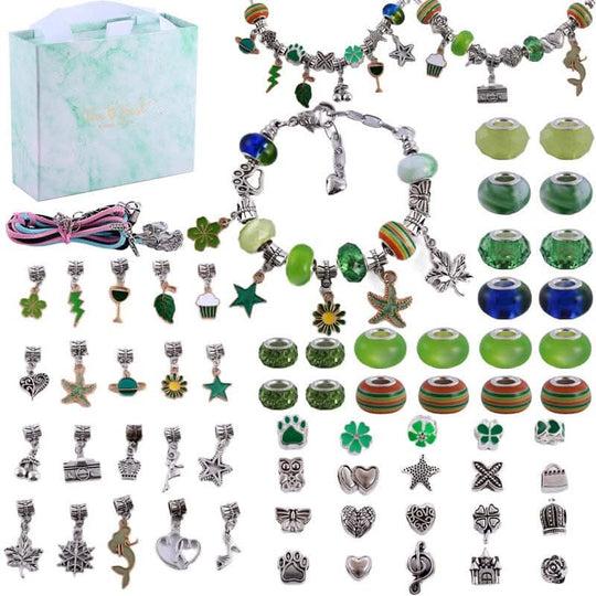 Pige Armbåndssæt med Funklende Charms 16