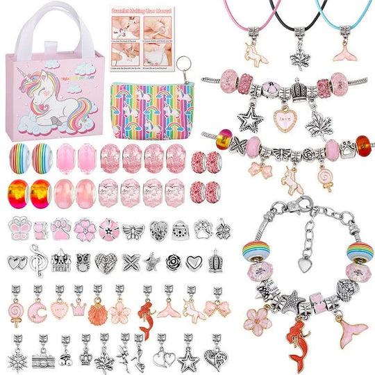 Pige Armbåndssæt med Funklende Charms 18