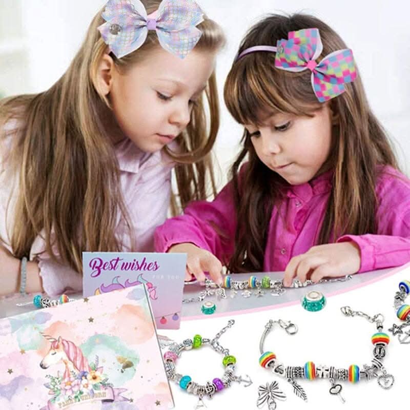 Pige Armbåndssæt med Funklende Charms 2