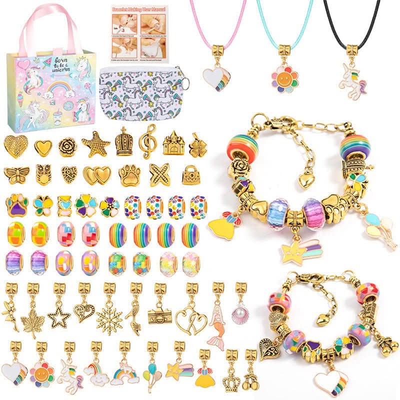 Pige Armbåndssæt med Funklende Charms 22