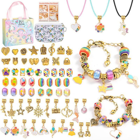 Pige Armbåndssæt med Funklende Charms 22