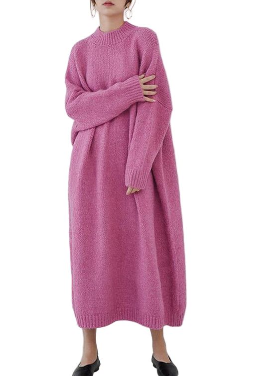 Plus Size O-hals Sweater til Efterårsvejr 0