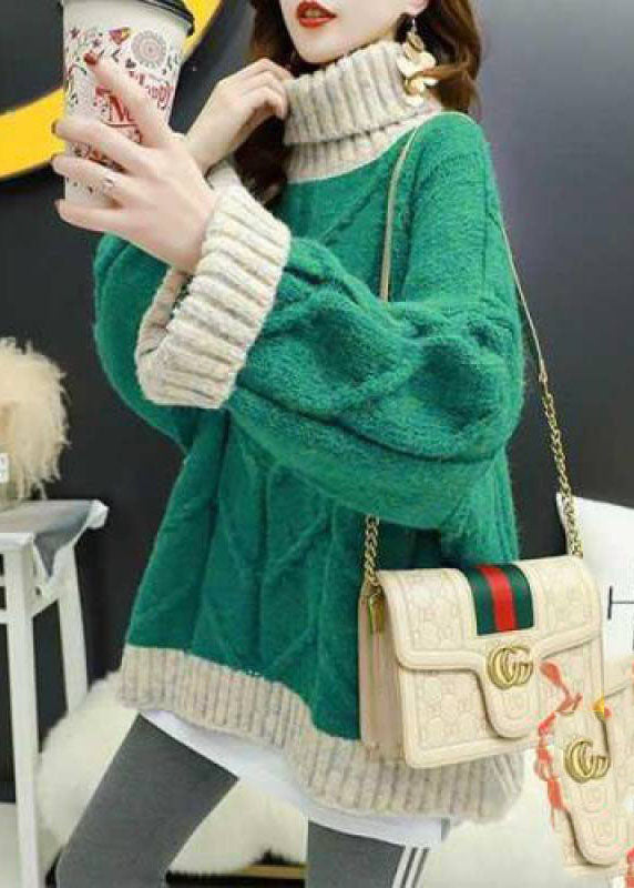 Plus Size Turtle Neck Sweater for Women 1