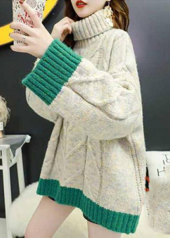 Plus Size Turtle Neck Sweater for Women 2