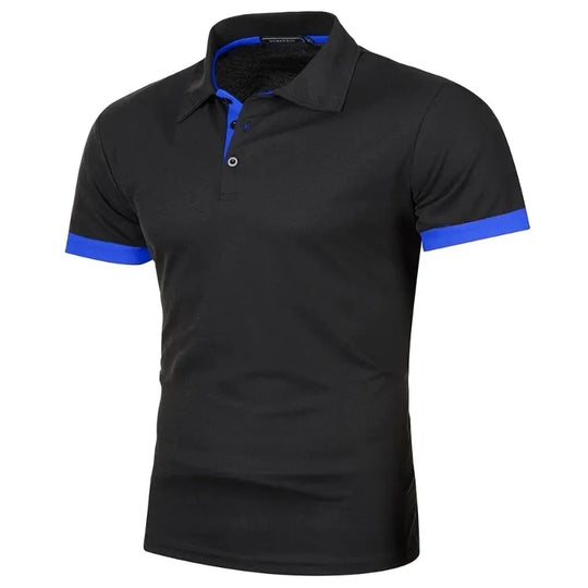 Polo Shirt Mænd Kort Ærme Letvægt Casual T-shirt 1