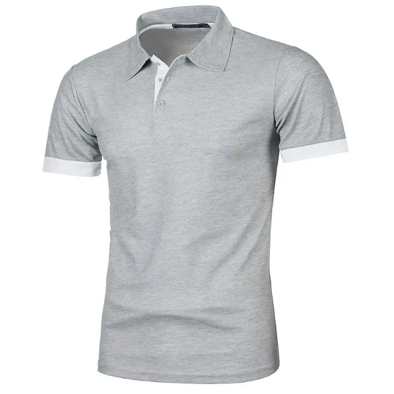 Polo Shirt Mænd Kort Ærme Letvægt Casual T-shirt 11