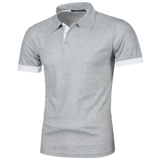 Polo Shirt Mænd Kort Ærme Letvægt Casual T-shirt 11