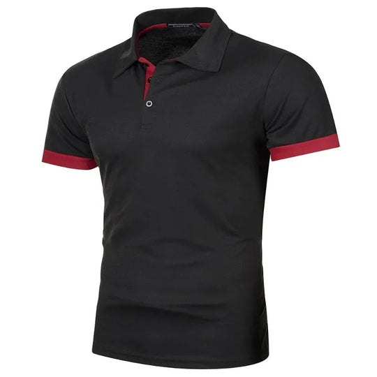 Polo Shirt Mænd Kort Ærme Letvægt Casual T-shirt 8