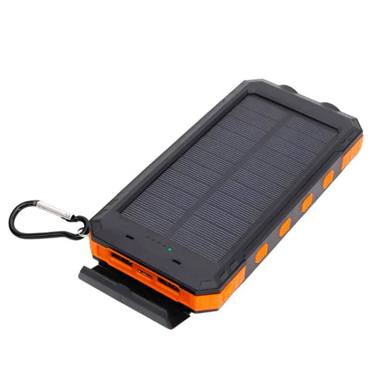Powerbank 20000mAh med Solceller og Lommelygte til Udendørs Brug 3