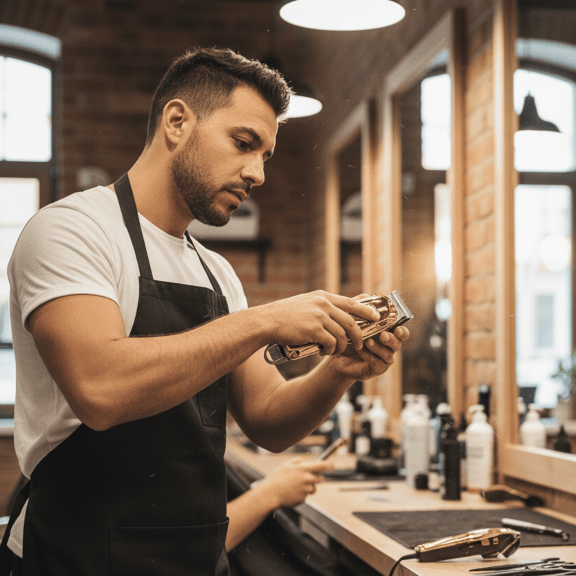 Professionel 3-i-1 Hårtrimmer og Barbermaskine 5