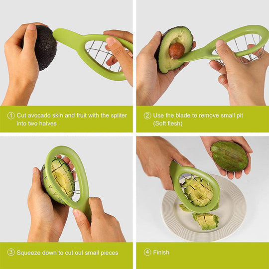 Professionel Avocado Skærer Værktøj Med Ergonomisk Design 3