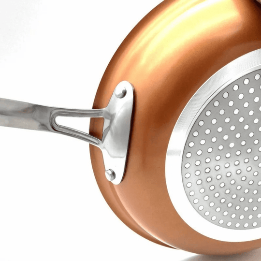 Professionel Kobberpande med Non-Stick Belægning 5