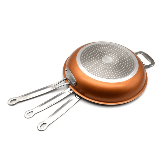 Professionel Kobberpande med Non-Stick Belægning 6