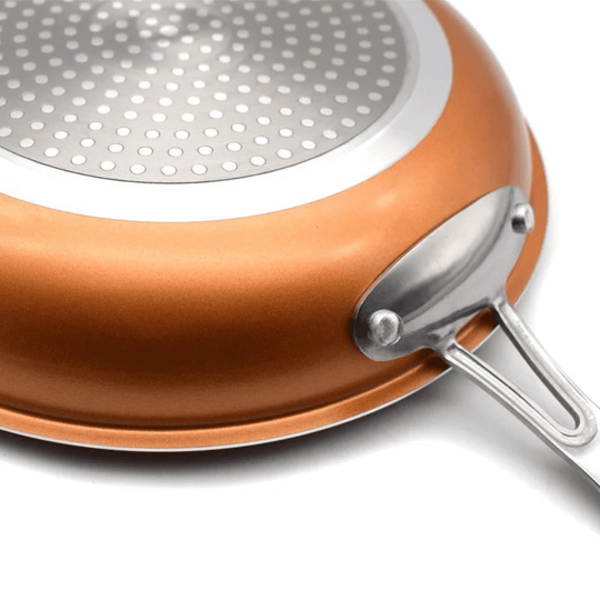 Professionel Kobberpande med Non-Stick Belægning 7