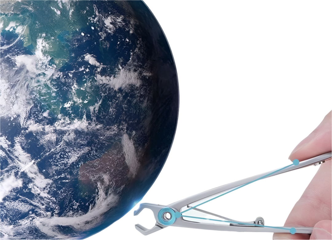 Professionel Negleklipper Sæt til Tykke Negle Ergonomisk Højtydende Stål 4